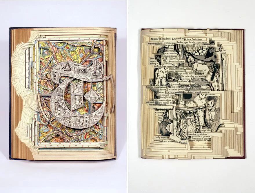 7 сложных книг. Резьба по книгам Брайана Деттмера. Вырезание по книгам. Креативные картины с книгами. Красивые вырезки из книг современных.