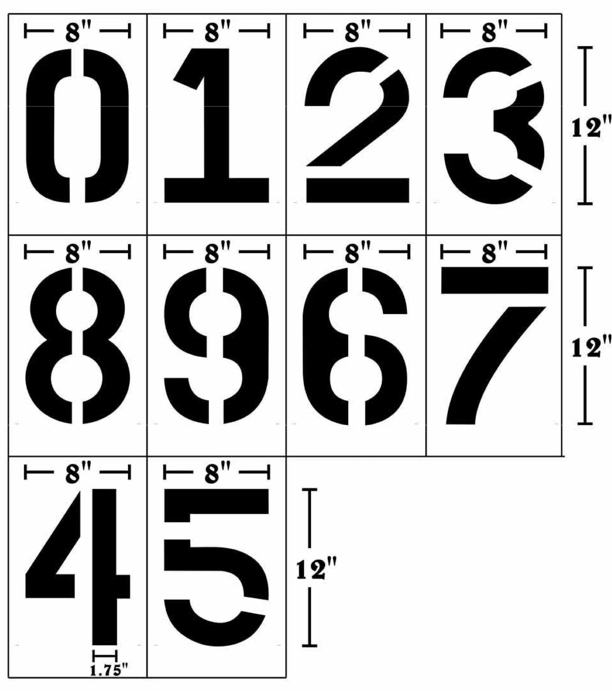 Образец трафарета цифр. Трафаретные цифры для вырезания. Трафареты цифр для квартальных столбов. Трафарет букв и цифр. Трафарет букв.