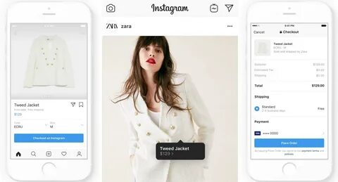 Instagram тестирует функцию покупки товаров из приложения.