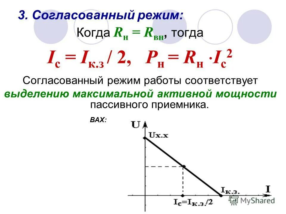 формула режим работы
