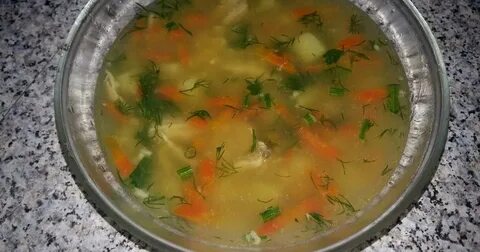 Куриный суп без зажарки