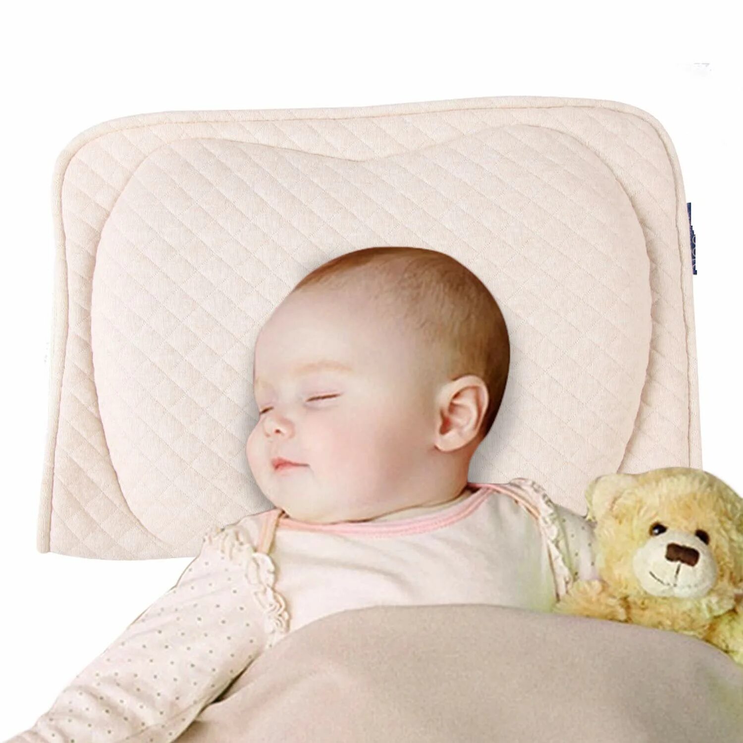 Какую подушку выбрать ребенку. Подушка для малыша. Подушка для грудничка. Подушечка для новорожденного. Подушка для новорожденных квадратная.