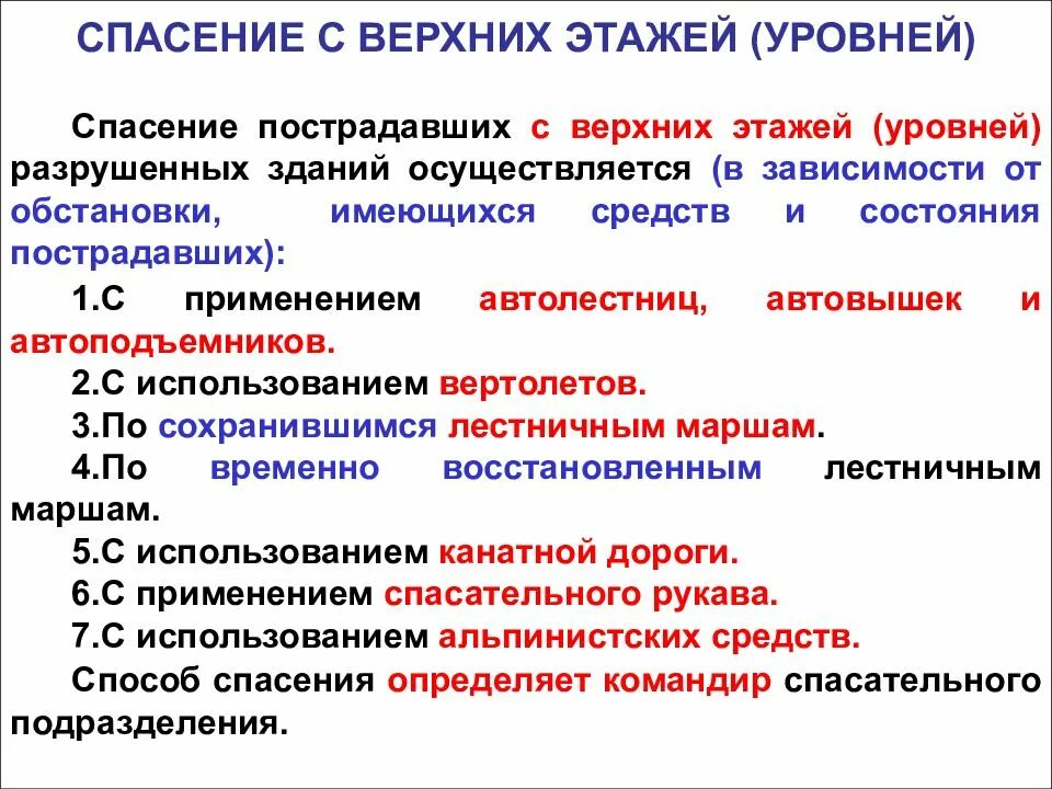 Приемы спасения пострадавших. Способы эвакуации пострадавшего. спасение пострадавших с верхних этажей. спасение людей с верхних этажей зданий. средства для эвакуации пострадавших.