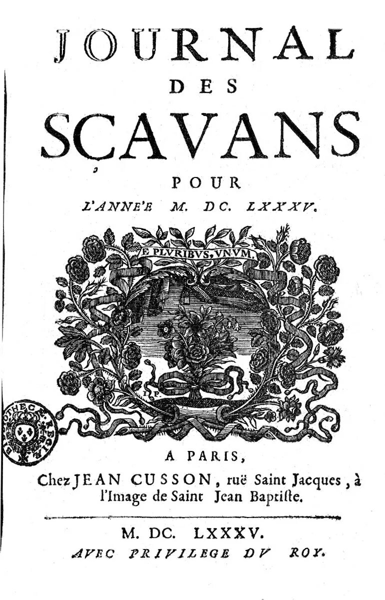 Первый журнал в мире. Журналь де саван Франция 1665. Журнал де саван Франция 1665 г. Журнал ученых 1665. Journal des Savants первый выпуск.