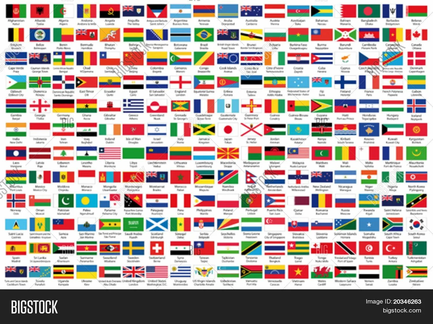 Национальные флаги всех стран. Флаги всех стран с названиями. Примеры названия стран