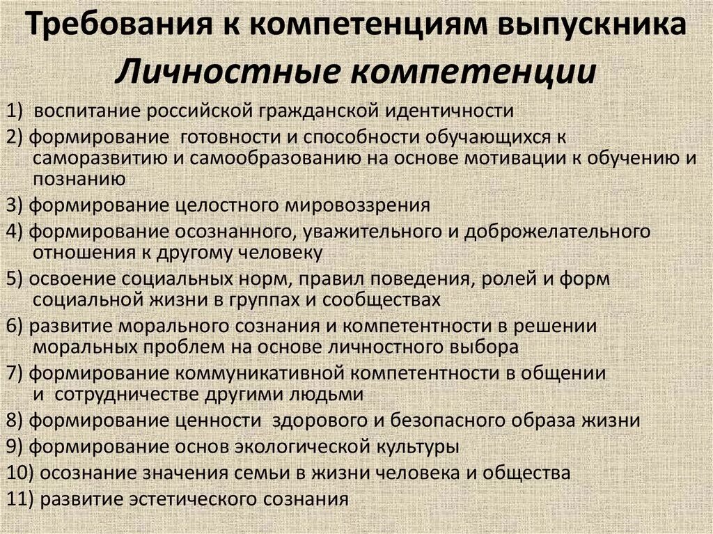 Персональная компетенция