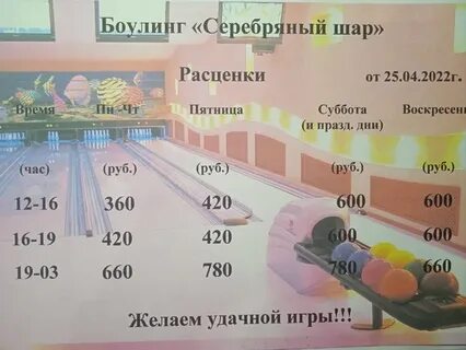 Боулинг график работы