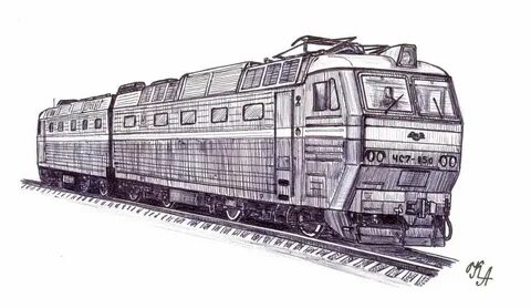 Тепловоз контуры