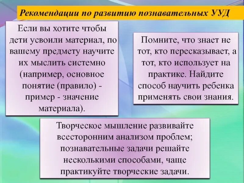 Познавательные УУД В начальной школе. Познавательные УУД на уроках математики. Формирование универсальных учебных познавательных действий. Рекомендации по формированию познавательных УУД В начальной школе.