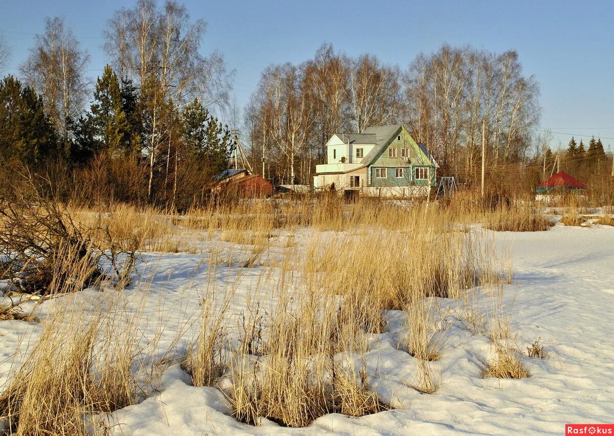 Март village. Март в деревне. Пастораль деревня.