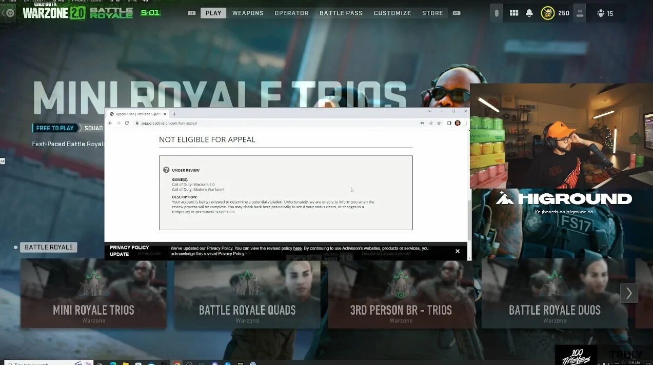 Appeal a ban. Бан в Cod. Warzone Shadow ban. Шадоу бан в Варзоне 2. Shadow ban Call of Duty.