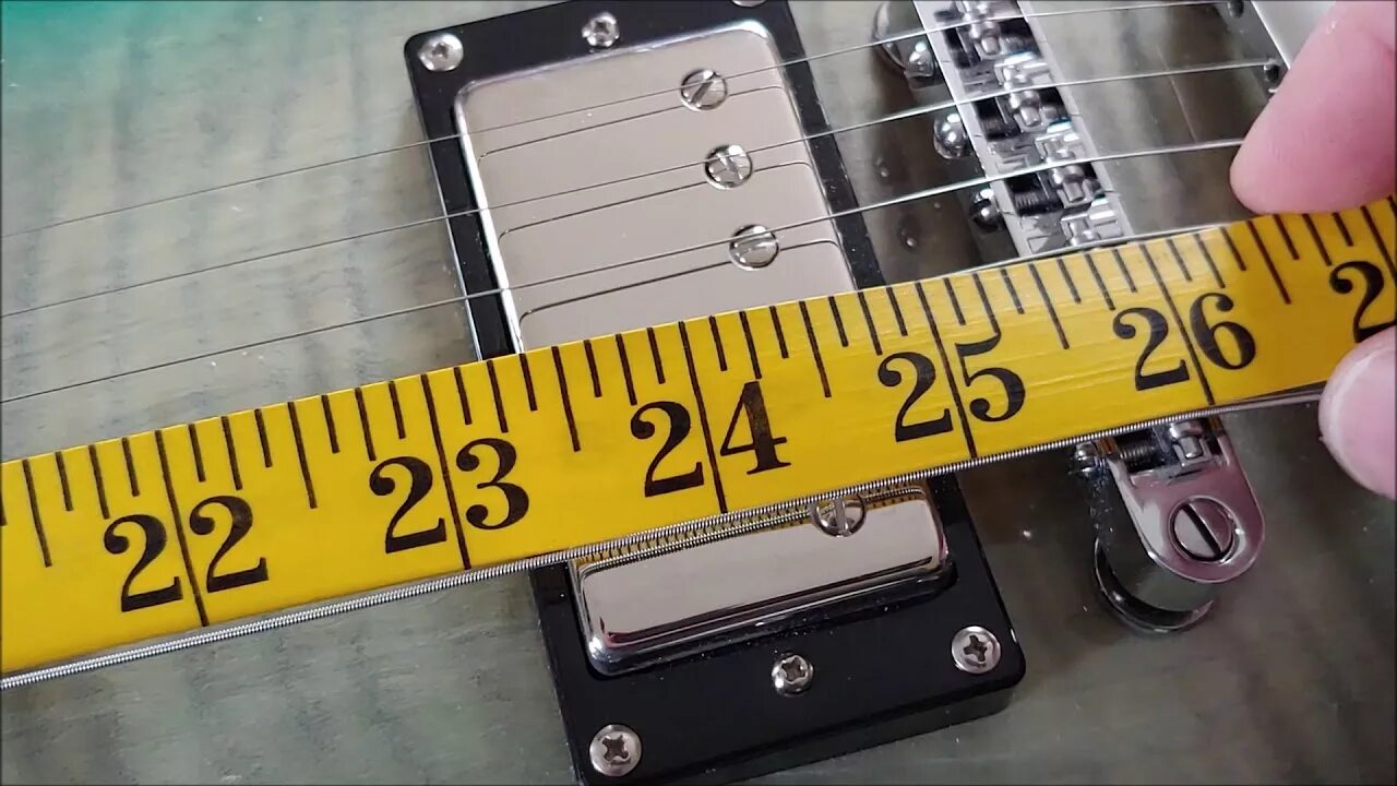 Scale 2025. Measurement guitar dictum. neck scale.