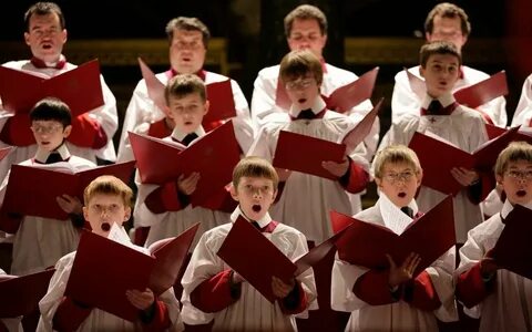 Choir singing
