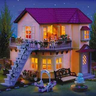 Большой дом со светом sylvanian
