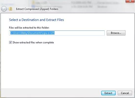 Complete extract. Complete extract