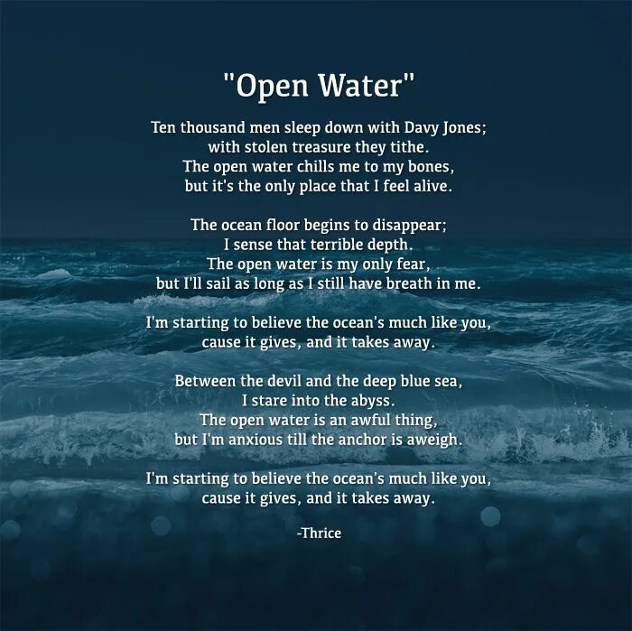 Water перевод. East Sea текст. Down by the Water Lyrics. Down in the Deep Blue Sea Lyrics.