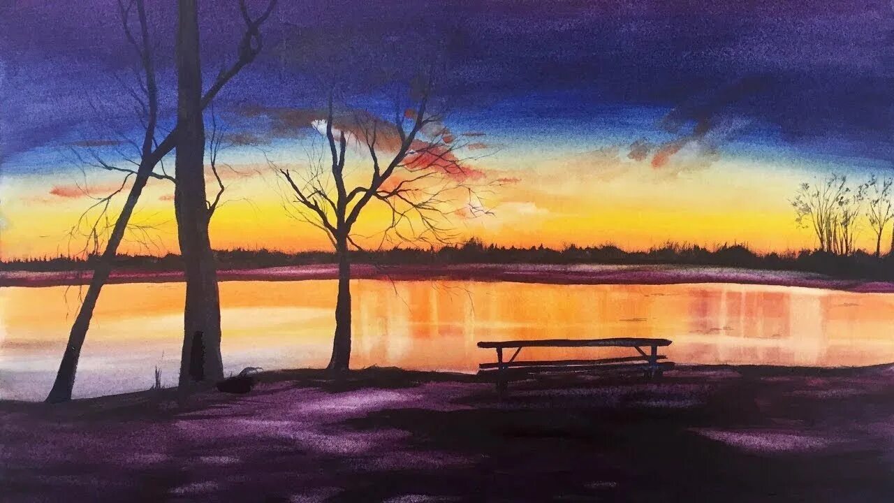 Вечер живопись акварель. Ночной городской пейзаж акварелью. Вечер акварель. Yong hong zhong художник. Художник акварелист chris forsey.