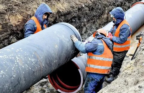 Трубы наружного трубопровода
