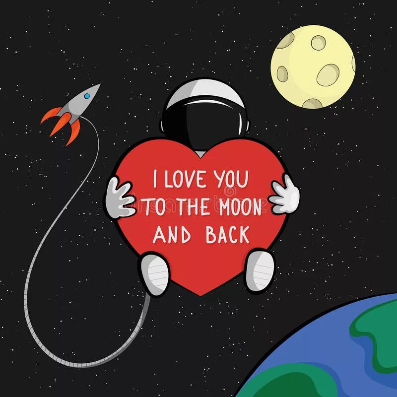 I Love you from the Moon and back. Люблю до Луны. Плакат любовь в космосе. Постер i Love you to the Moon and back. Love you to the moon