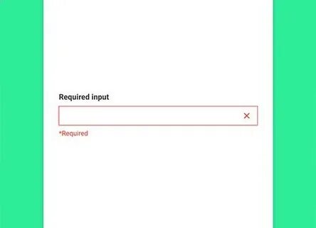 Input required