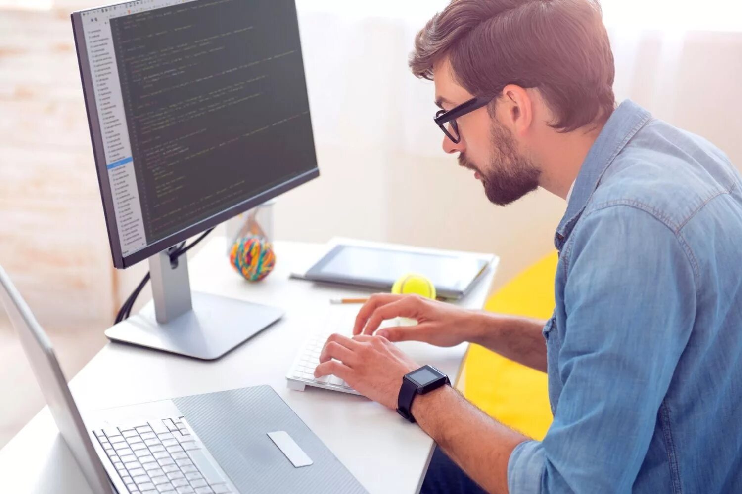 Doing computer tests
