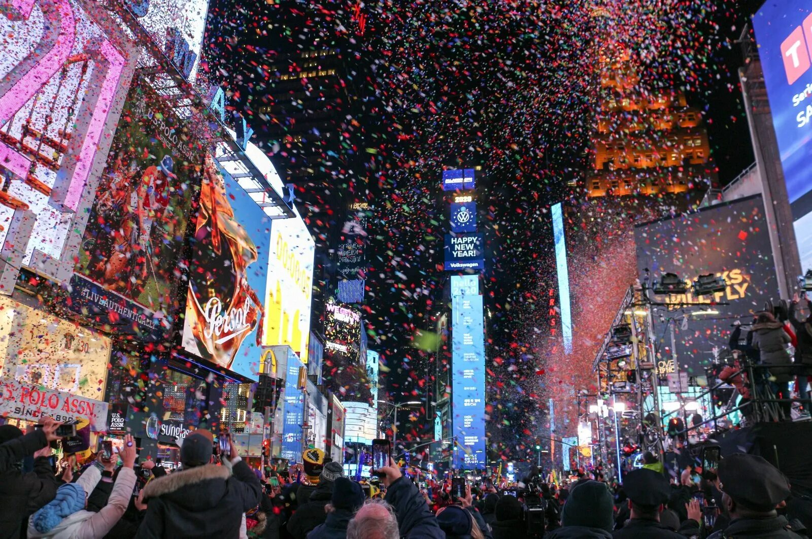 Time square new year