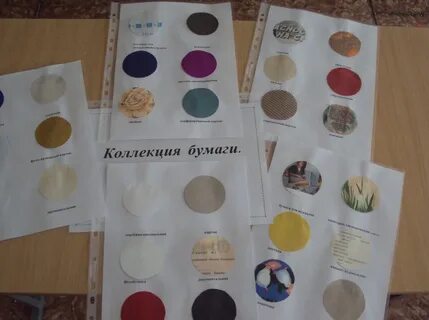 Коллекция бумаги