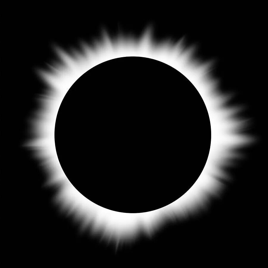 Затмение. Солнце на черном фоне. Солнечное затмение арт. Символ солнечного затмения.
