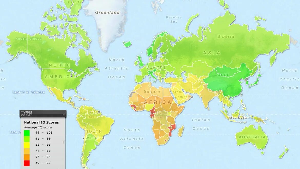 Карта IQ. IQ World Map. Average IQ Map. World IQ score.