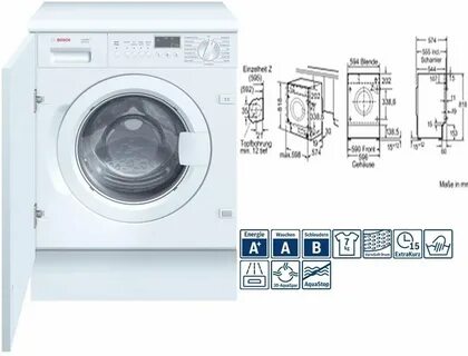 Стиральные машины 7кг размеры