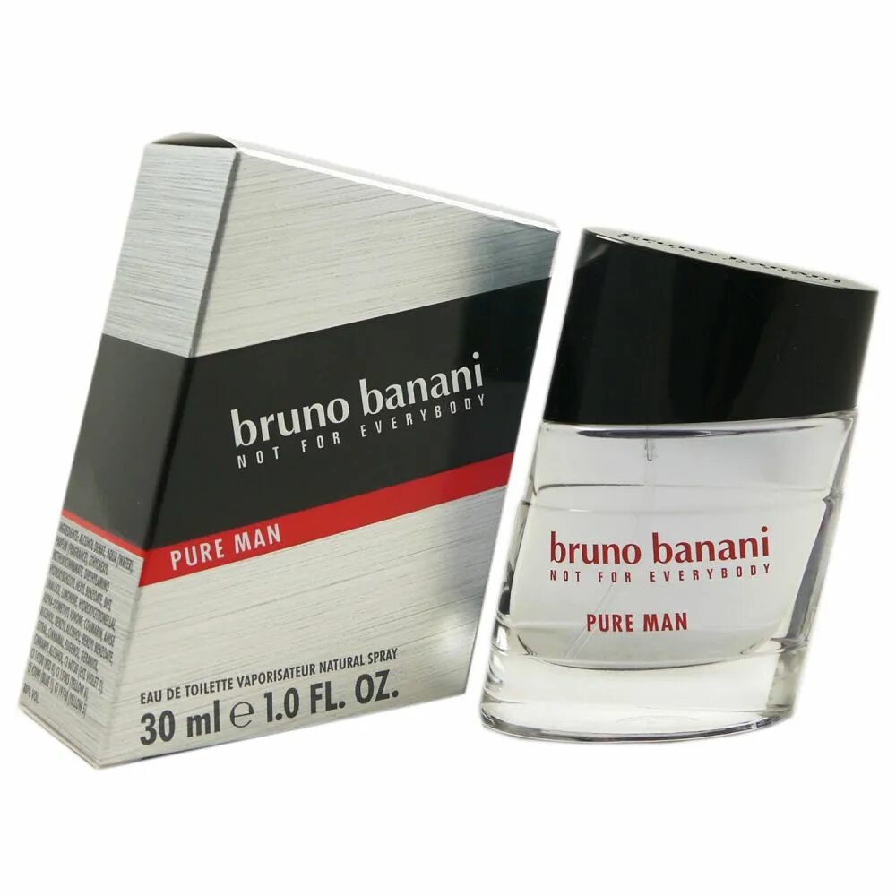 Bruno banani мужские. Bruno Banani Pure man 30 ml. Туалетная вода мужская Bruno Banani Pure man.