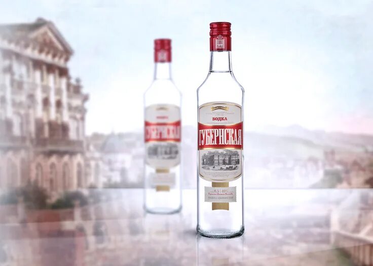 Водка, Белая Аляска, дизайн этикетки