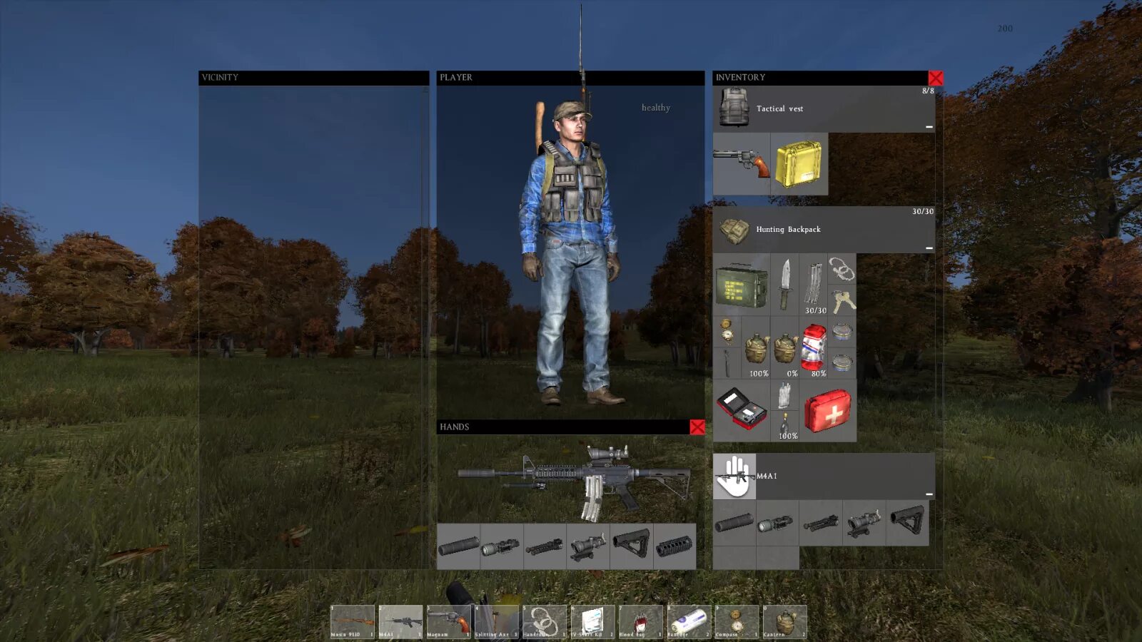 Dayz инвентарь. Dayz инвентарь