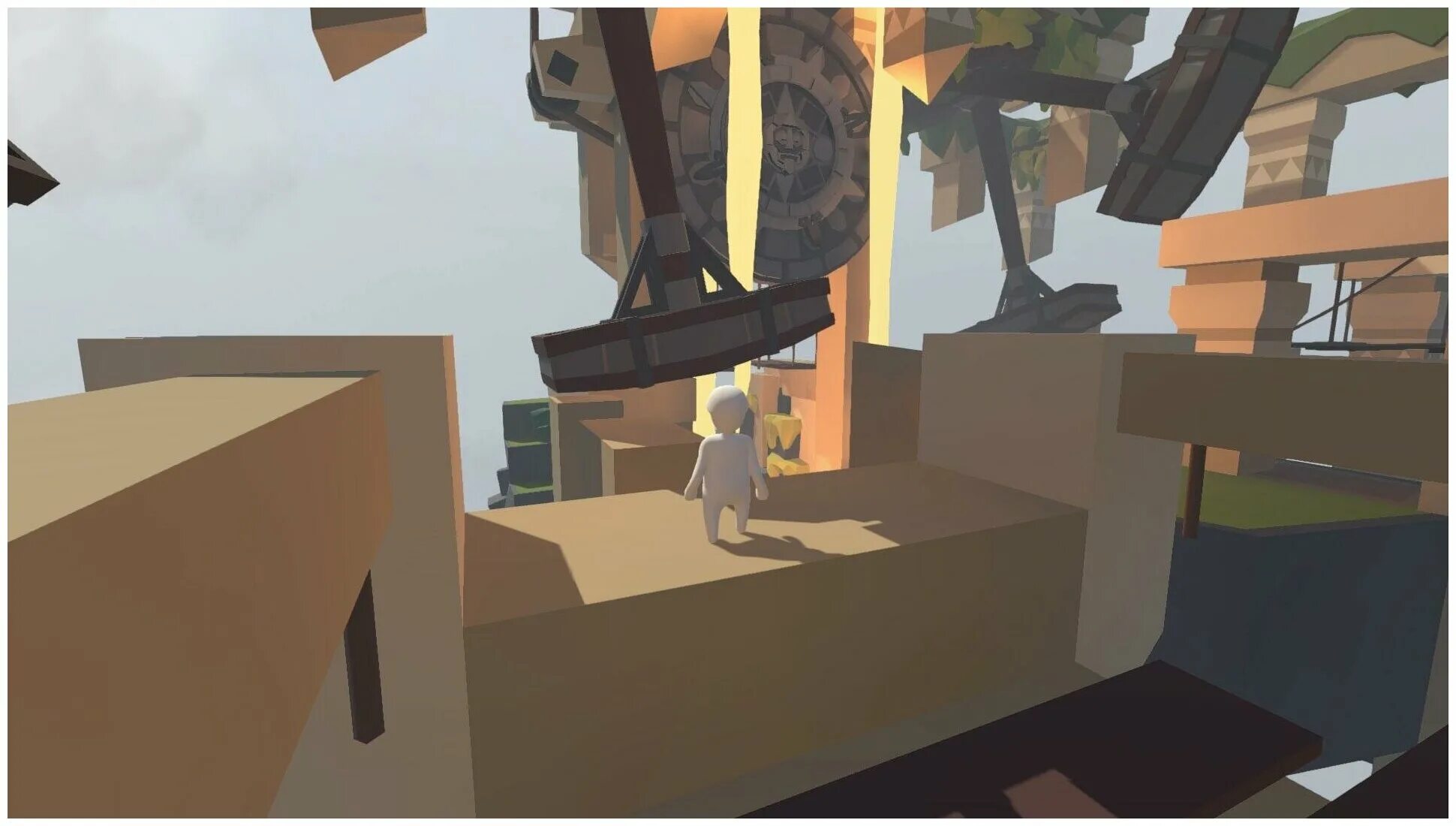 Human fall flat последняя. Игра Fall Flat. ХЬЮМАН игра. Игра хуман фал Флат. Ньюман фол флэт.