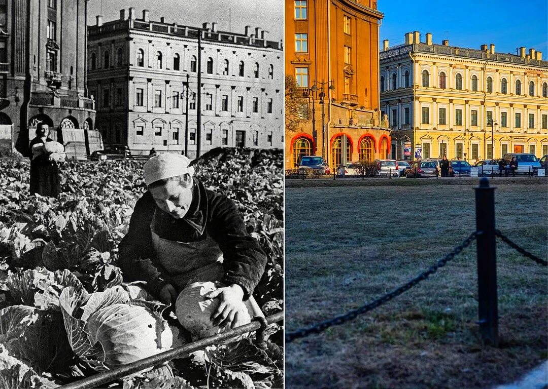 Санкт Петербург в блокаду и сейчас. Блокада Ленинграда площадь у Исаакиевского собора. Ленинград город после войны. Санкт Петербург после блокады. Что изменится в россии после войны