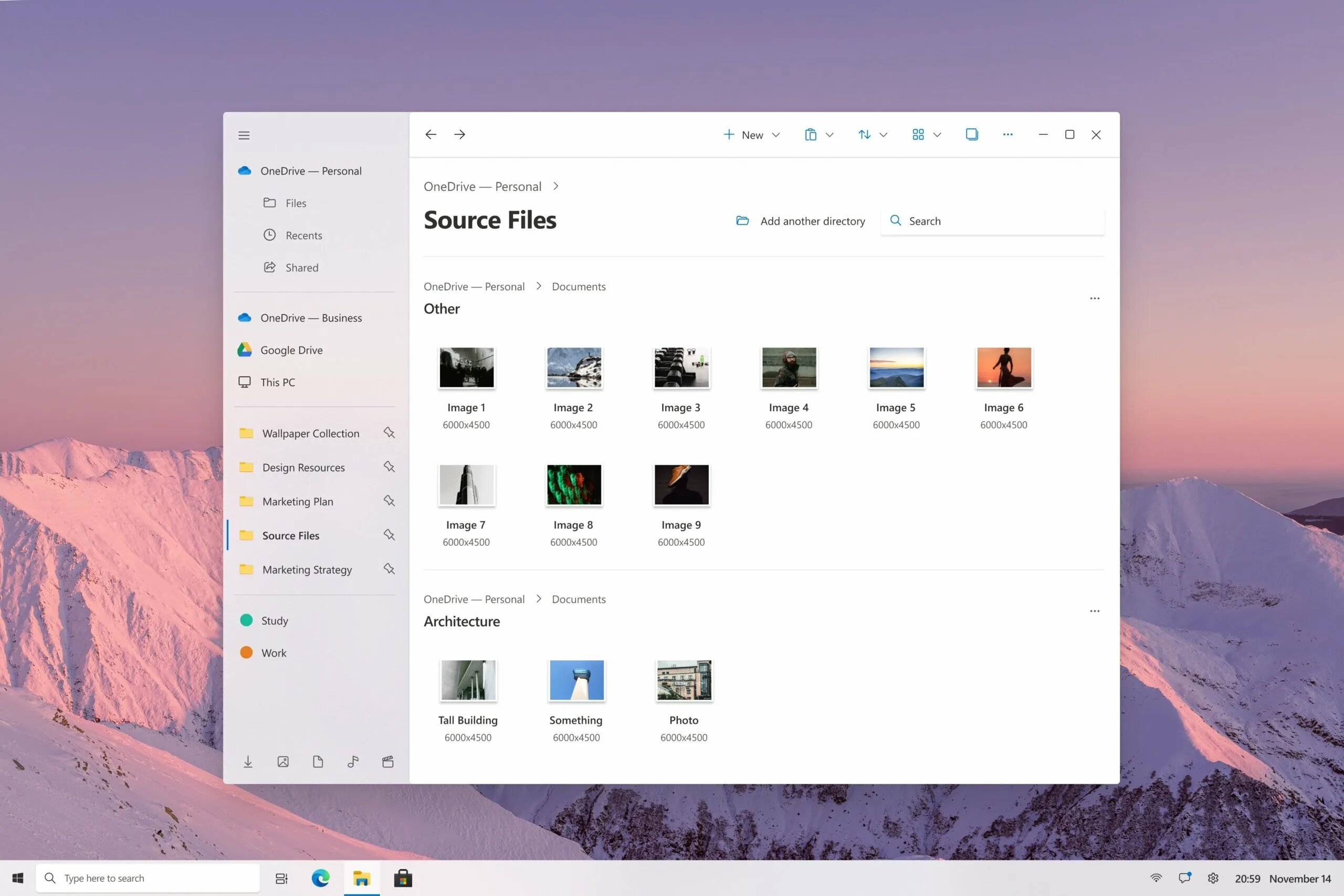 Virtual folder