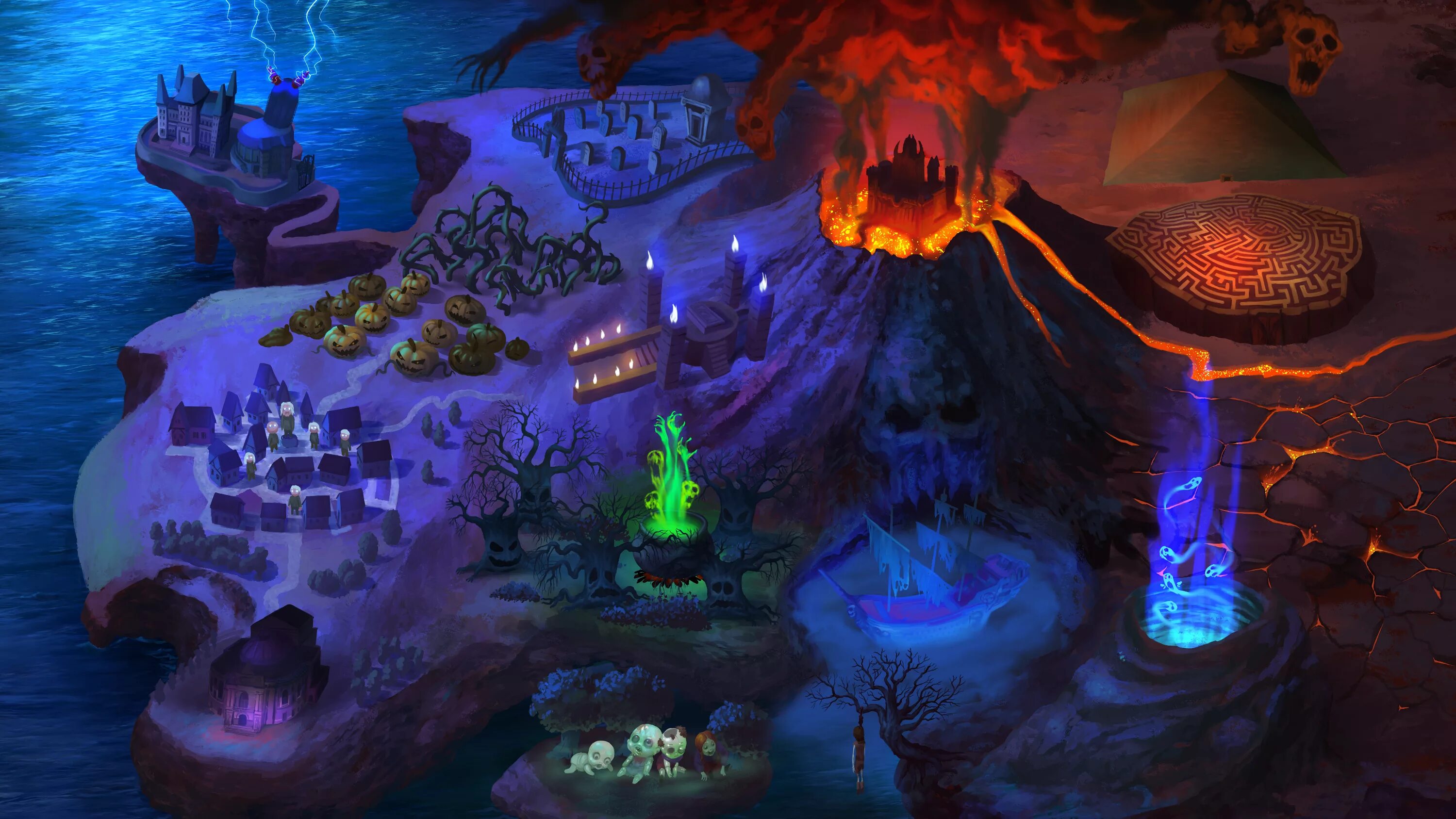 Halloween maps