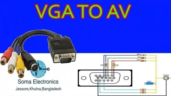 VGA 3 RCA адаптер распиновка. Адаптер VGA av тюльпан распиновка. Переходник VGA-RCA тюльпаны распиновка. Переходник VGA RCA тюльпан схема.