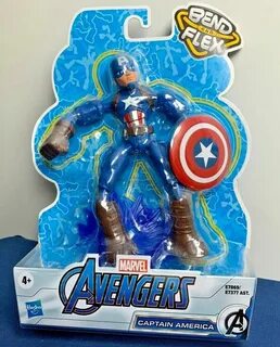 Picture 1 of 2. NEW Marvel Avengers Bend and Flex Action Figure Toy, 6-Inch...