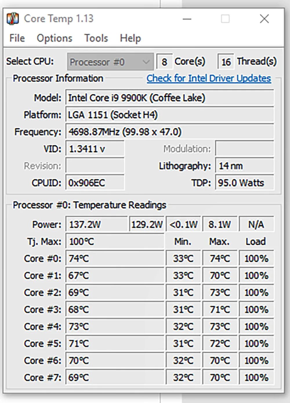 Температура процессора intel core. Core temp monitor windows 10. программа core temp. coretemp для windows 10. температура процессора 90.