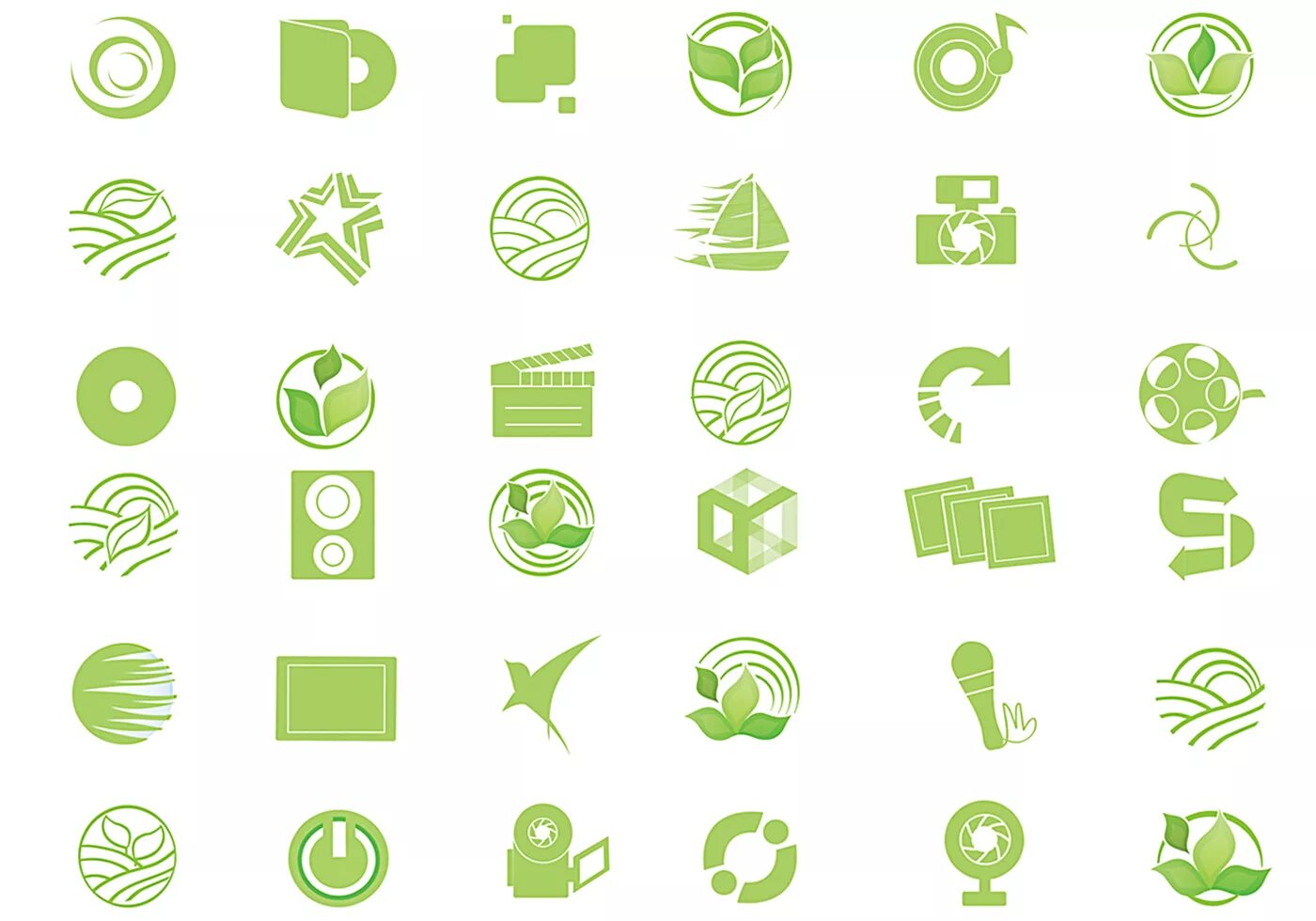 Зеленые иконки. Иконки приложения в зелёных тонах. Набор зеленых иконок. Иконки для приложений в салатовом цвете.
