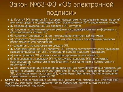 63 фз кратко