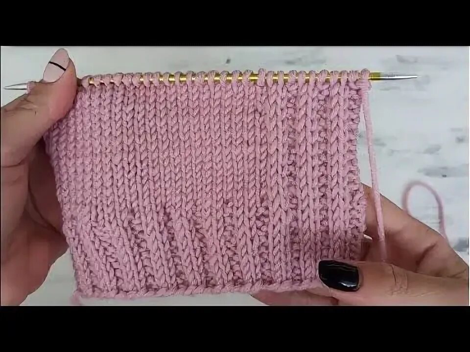 Интересная резинка спицами. Аккуратная резинка. Аккуратная резинка. Резинка 2х2 скрещенными петлями. Резинка 1 на 1 спицами.