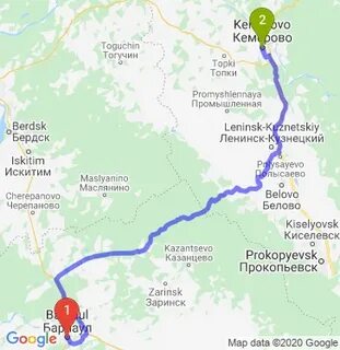 Кузбасс кемерово расстояние