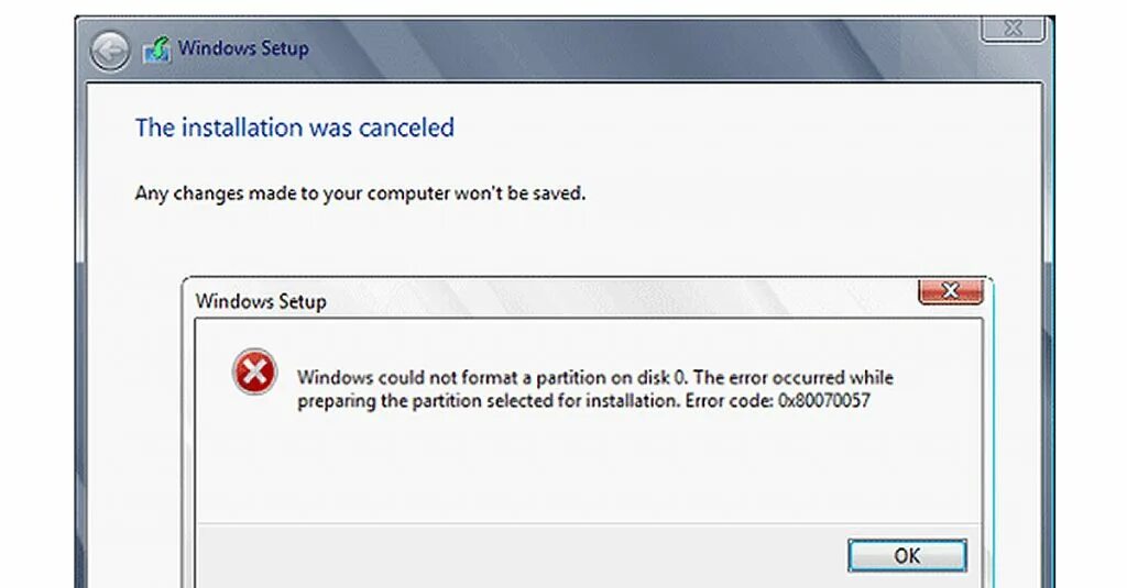 Повреждение программы. При установке виндовс вылетает ошибка. Ошибка при установке винды файлы. Ошибки при переустановке Windows. Ошибка 0x8007045d.