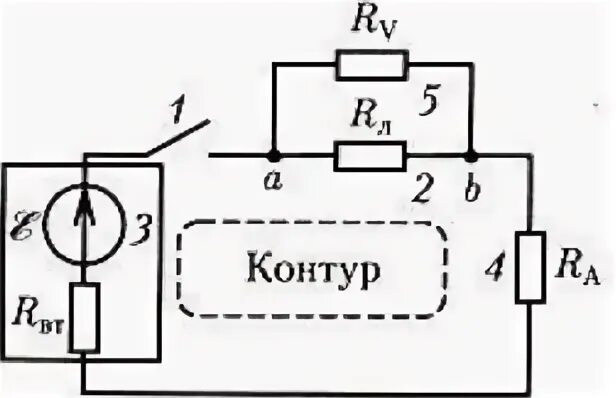 На рисунке 125 изображена схема. Схема замещения лампы накаливания. Схема замещения электрической цепи. Ветвь узел контур электрической цепи. Контур электрических соединений.