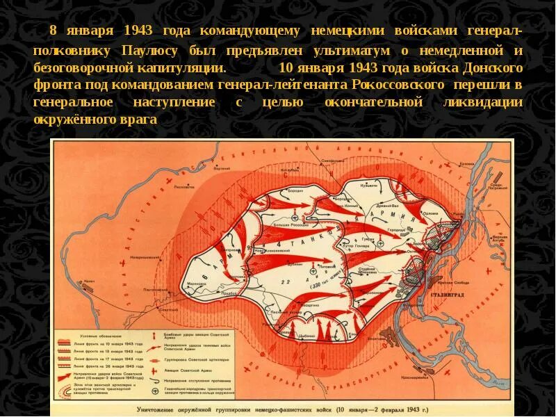 Операция донского фронта. Сталинград окружение немецких войск. Донской фронт в Сталинградской битве. Окружение под Сталинградом карта. Окружение немцев под Сталинградом.