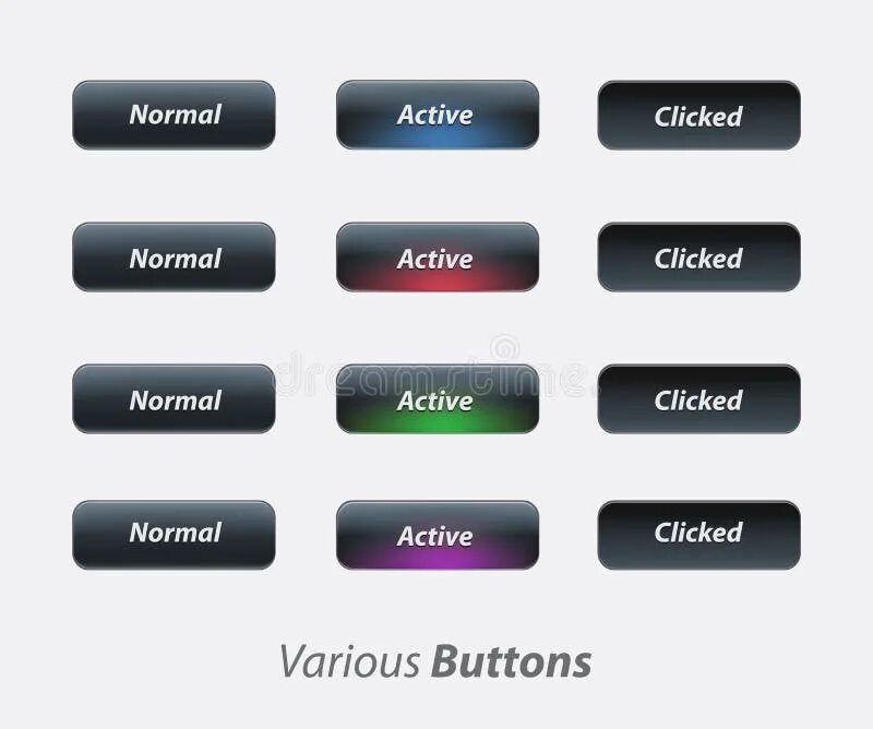 Button is active. Активная кнопка. ui kit кнопки. виды активных кнопок. состояние кнопки active.