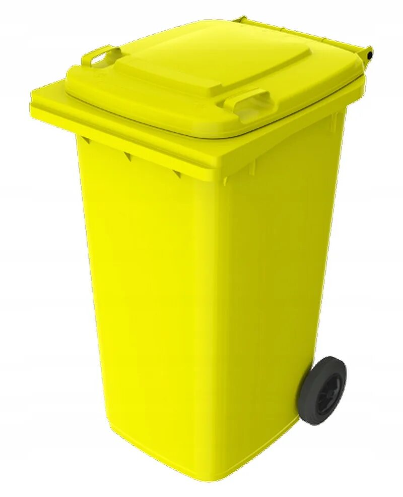 Мусорный контейнер (240л),желтый. Бак для медицинских отходов 360л желтый. Бак 240 литров. Бак для мусора 240л с крышкой на колесах. Ведро для мусора с педалью арт пласт.