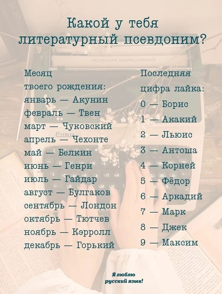 Под разными псевдонимами